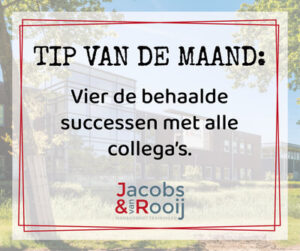 Tip September succes vieren